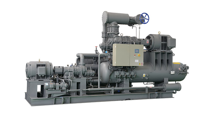 Open-type Skid-Mounted Separate Two-Stage Screw Compressor Unit