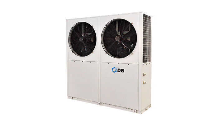 Small integral air-cooled chiller (heat pump) unit