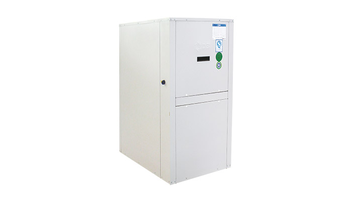 Modular geothermal source heat pump unit